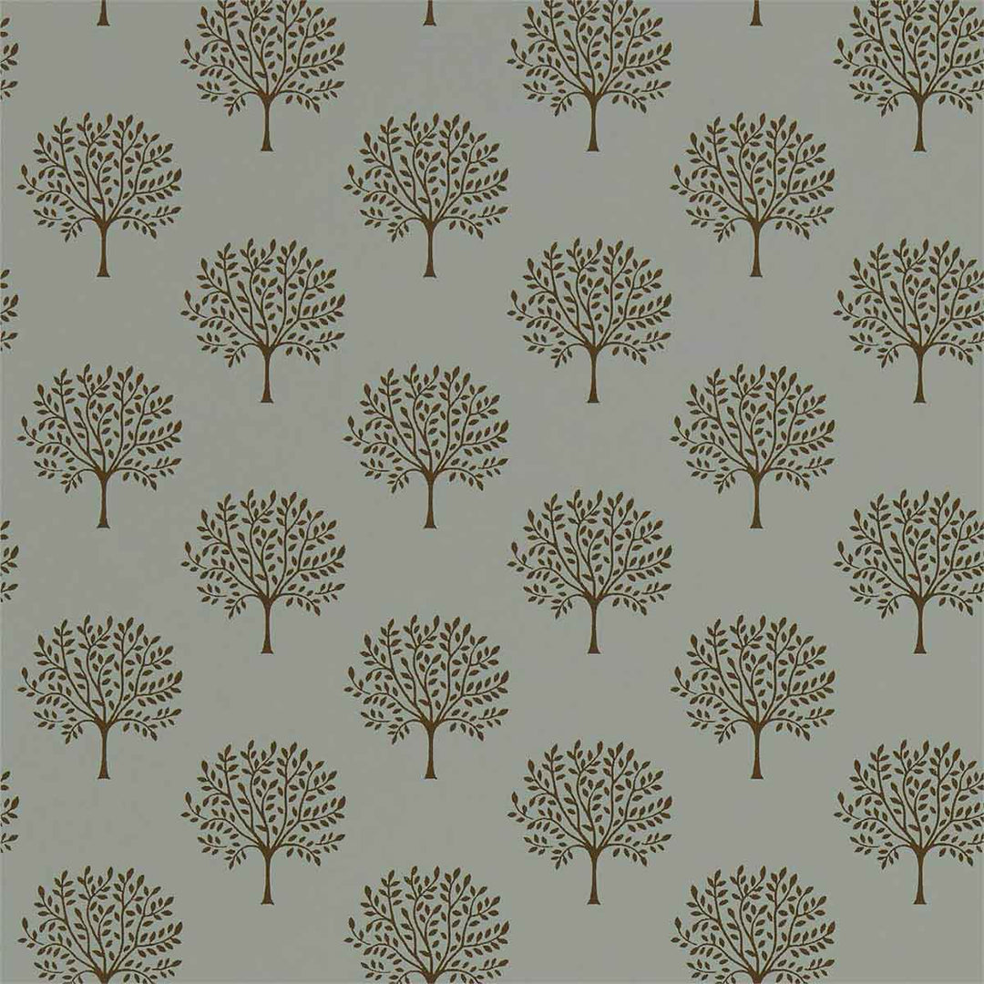 Marcham Tree Copper Grey Wallpaper by Sanderson - 216902 | Modern 2 Interiors