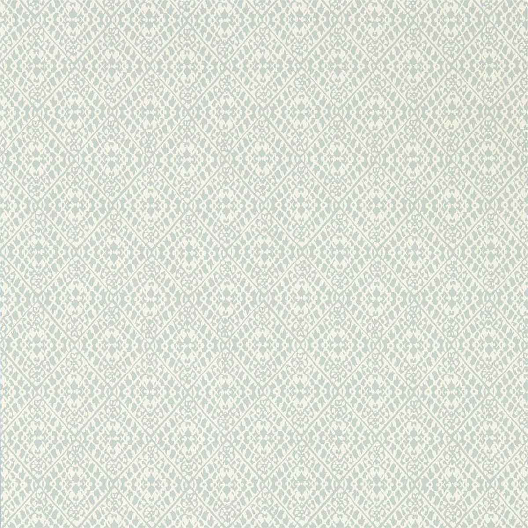 Pinjara trellis Blue Clay Wallpaper by Sanderson - 216906 | Modern 2 Interiors