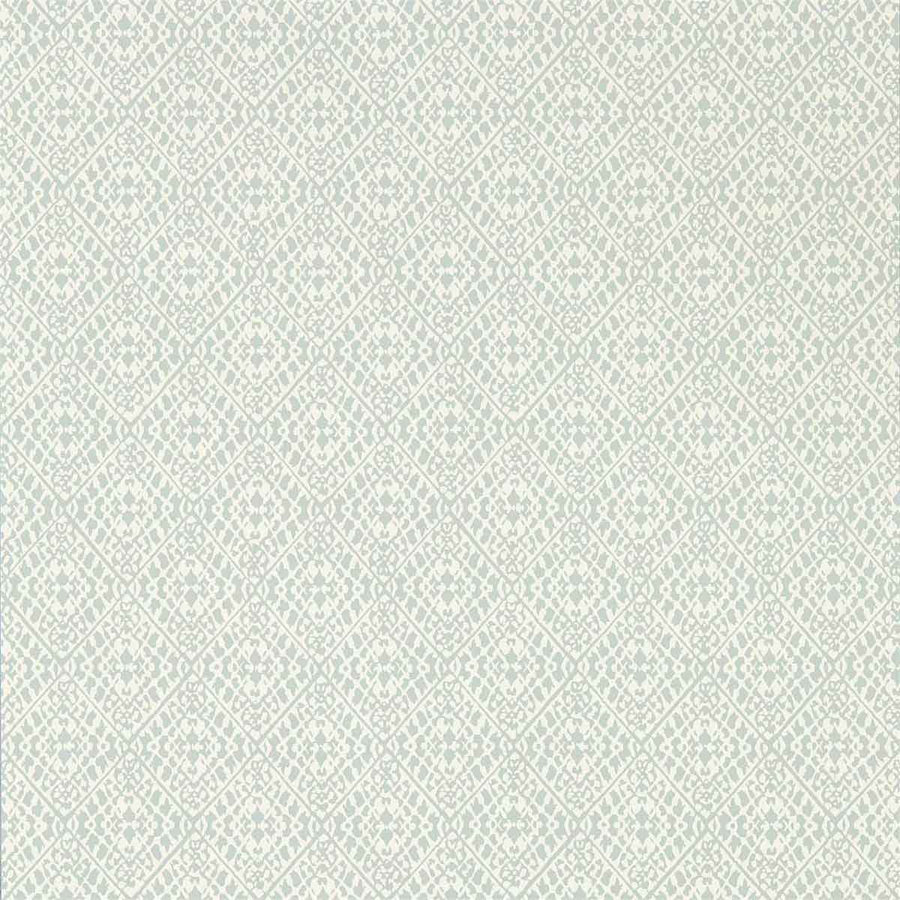 Pinjara trellis Blue Clay Wallpaper by Sanderson - 216906 | Modern 2 Interiors