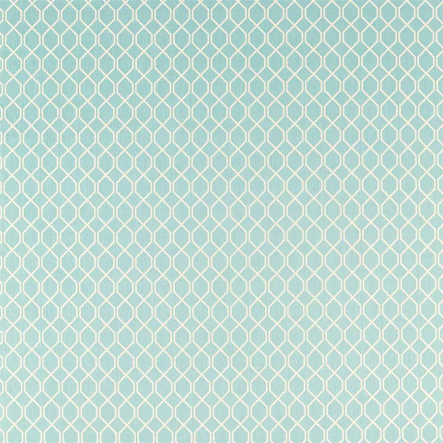 Botanic Trellis Blue Clay Fabric by Sanderson - 236792 | Modern 2 Interiors