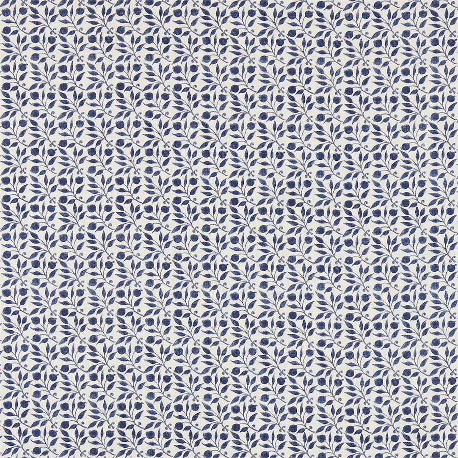 Rosehip Indigo Fabric by Morris & Co - 224486 | Modern 2 Interiors