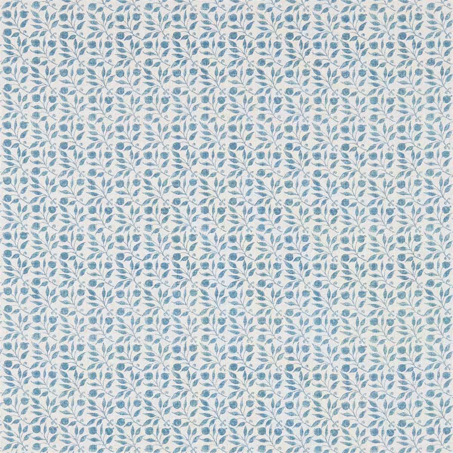 Rosehip Mineral Blue Fabric by Morris & Co - 224490 | Modern 2 Interiors