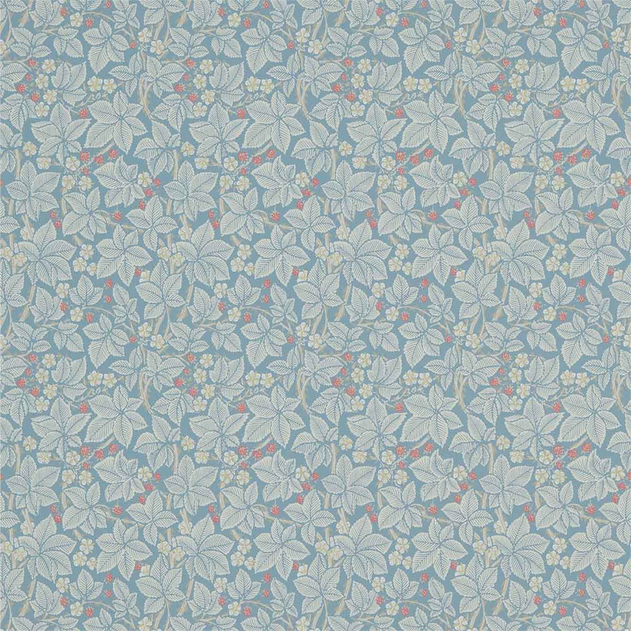Morris And Co Bramble Wallpaper - Pale Blue - 214698 | Modern 2 Interiors