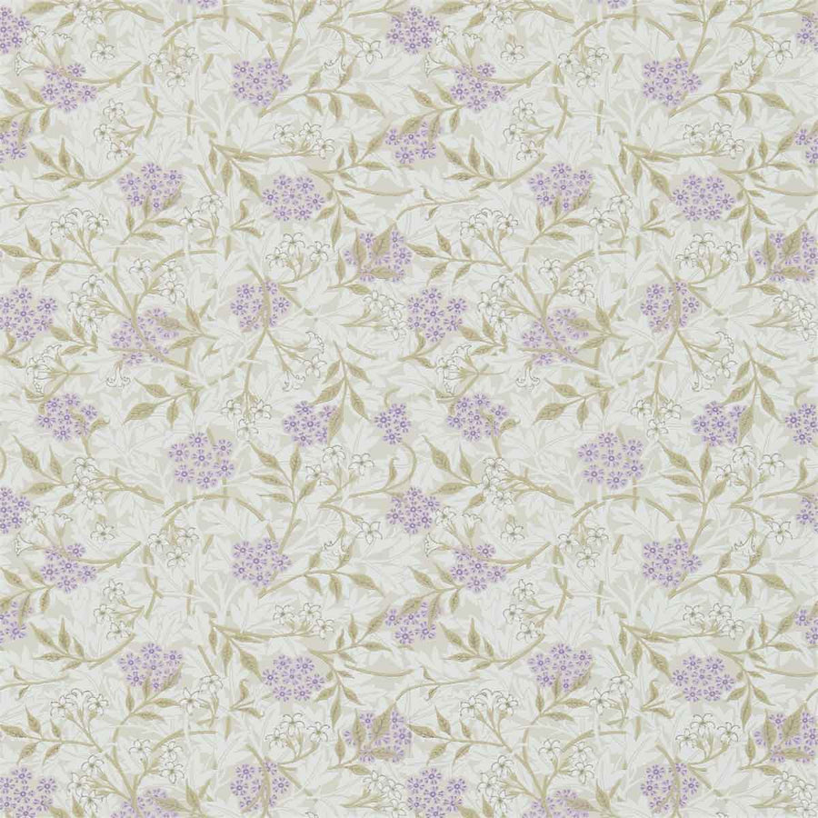 Morris And Co Jasmine Wallpaper - Lilac & Olive - 214723 | Modern 2 Interiors