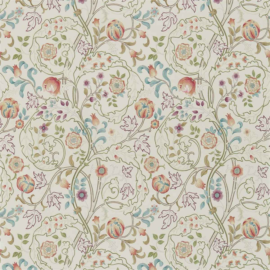 Morris And Co Mary Isobel Wallpaper - Rose & Artichoke - 214729 | Modern 2 Interiors