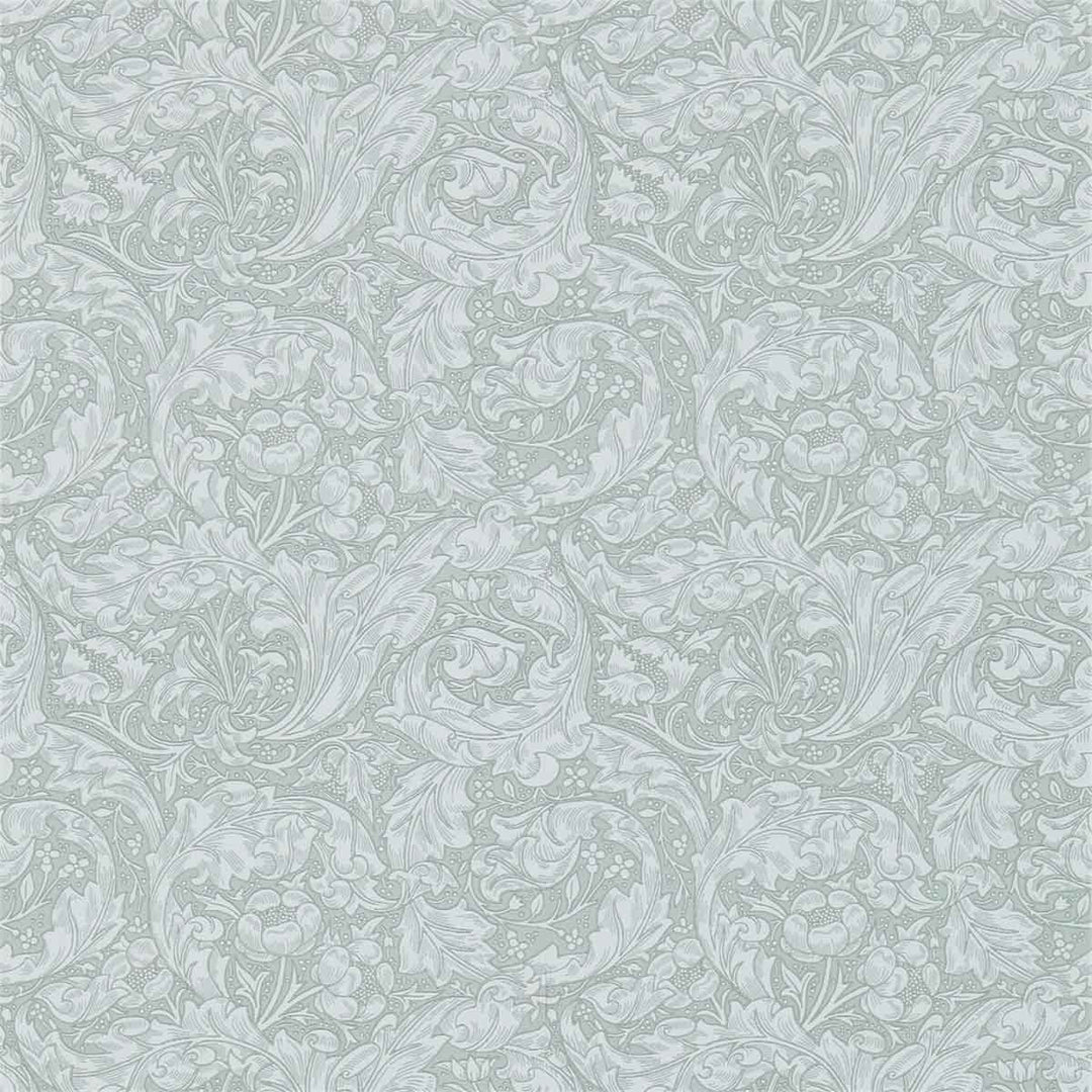 Morris And Co Bachelors Button Wallpaper - Silver - 214735 | Modern 2 Interiors