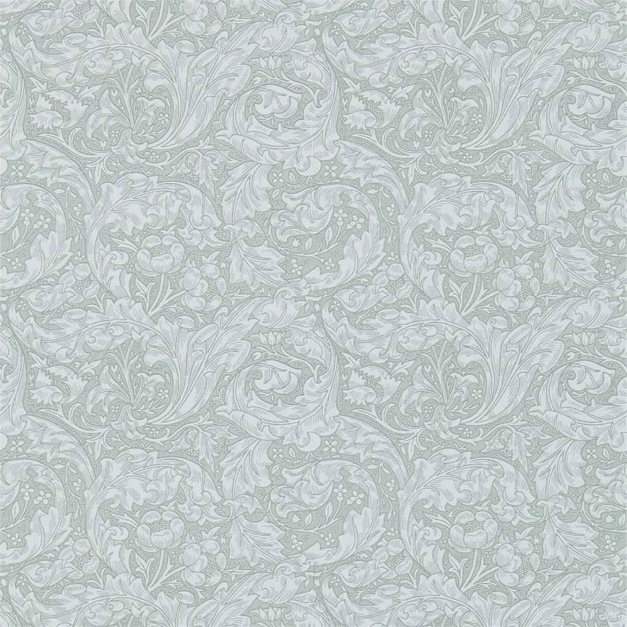 Morris And Co Bachelors Button Wallpaper - Silver - 214735 | Modern 2 Interiors