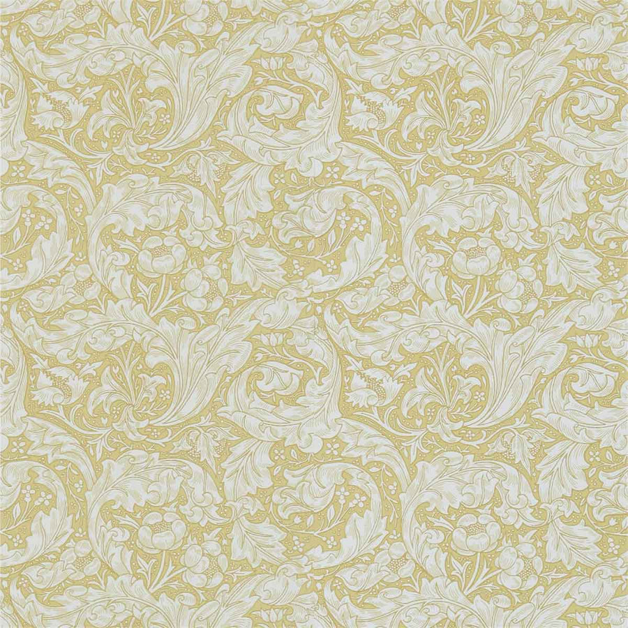 Morris And Co Bachelors Button Wallpaper - Gold - 214737 | Modern 2 Interiors