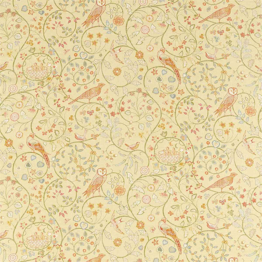 Newill Lemon Fabric by Morris & Co - 226587 | Modern 2 Interiors