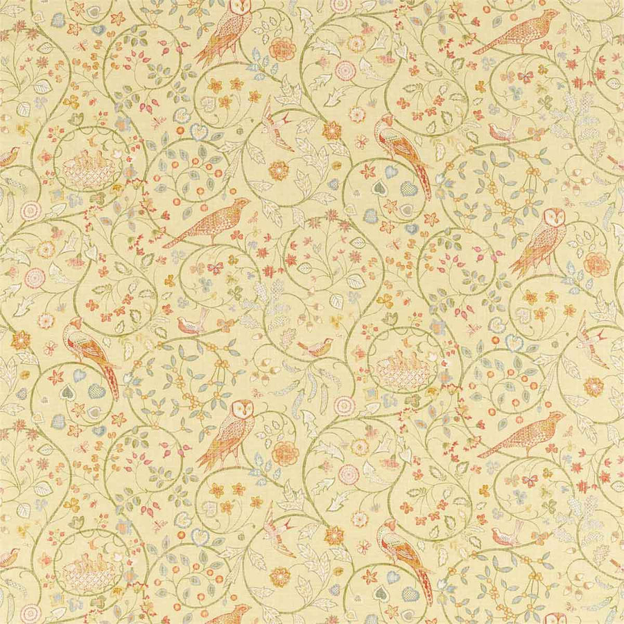 Newill Lemon Fabric by Morris & Co - 226587 | Modern 2 Interiors