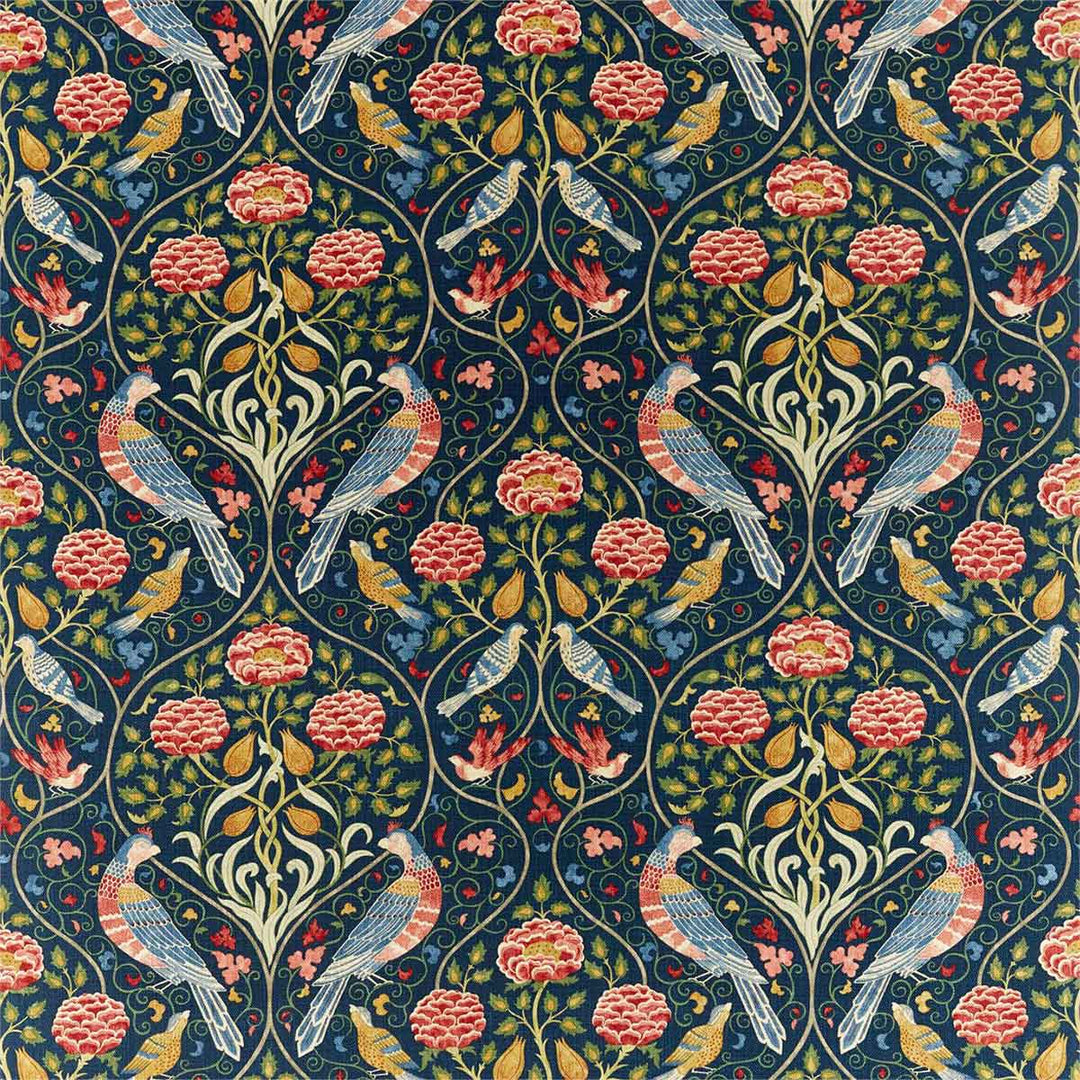 Seasons By May Indigo Fabric by Morris & Co - 226591 | Modern 2 Interiors
