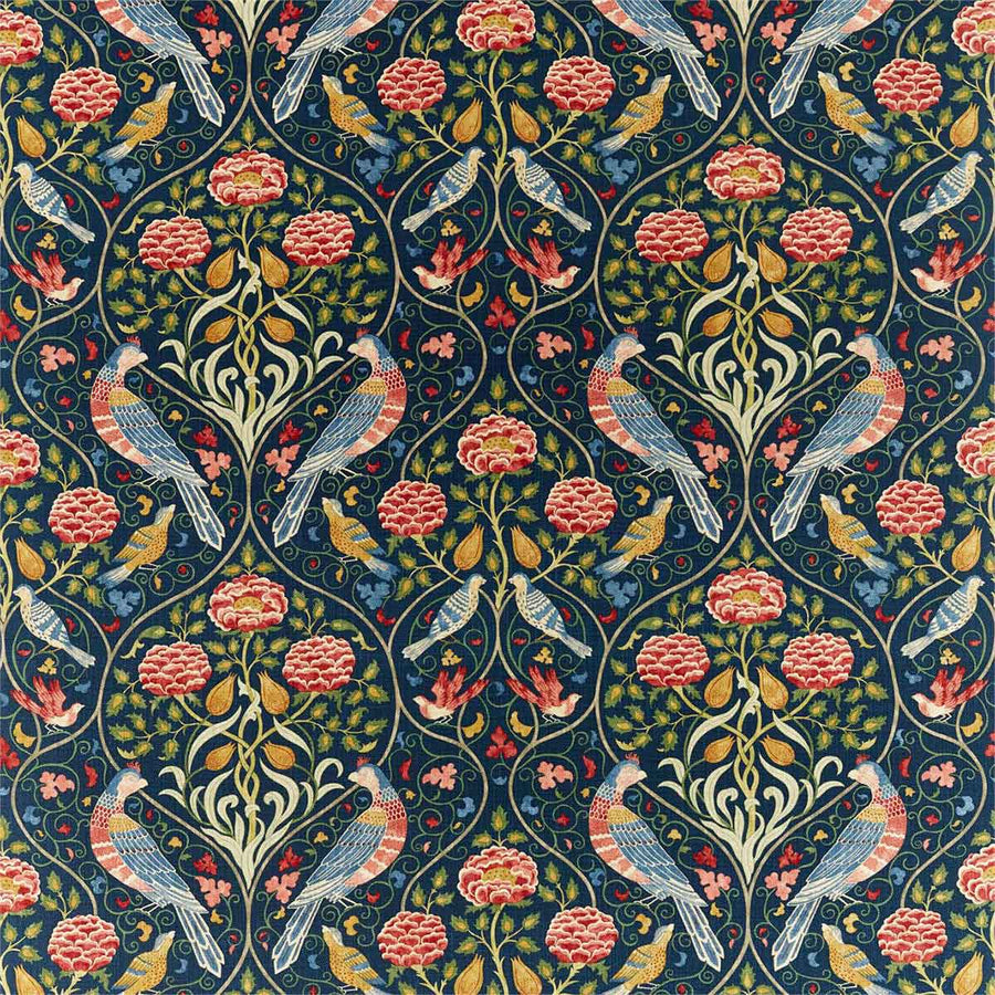 Seasons By May Indigo Fabric by Morris & Co - 226591 | Modern 2 Interiors