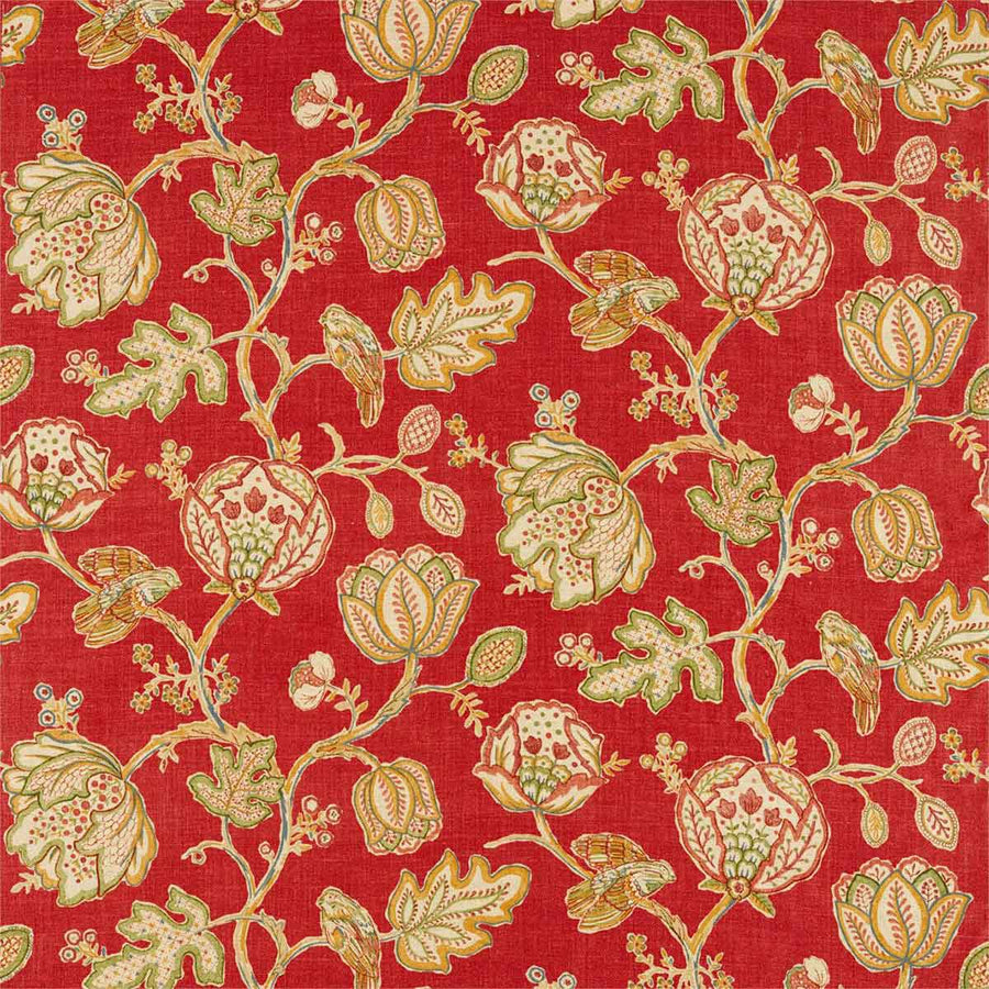 Theodosia Red Fabric by Morris & Co - 226594 | Modern 2 Interiors