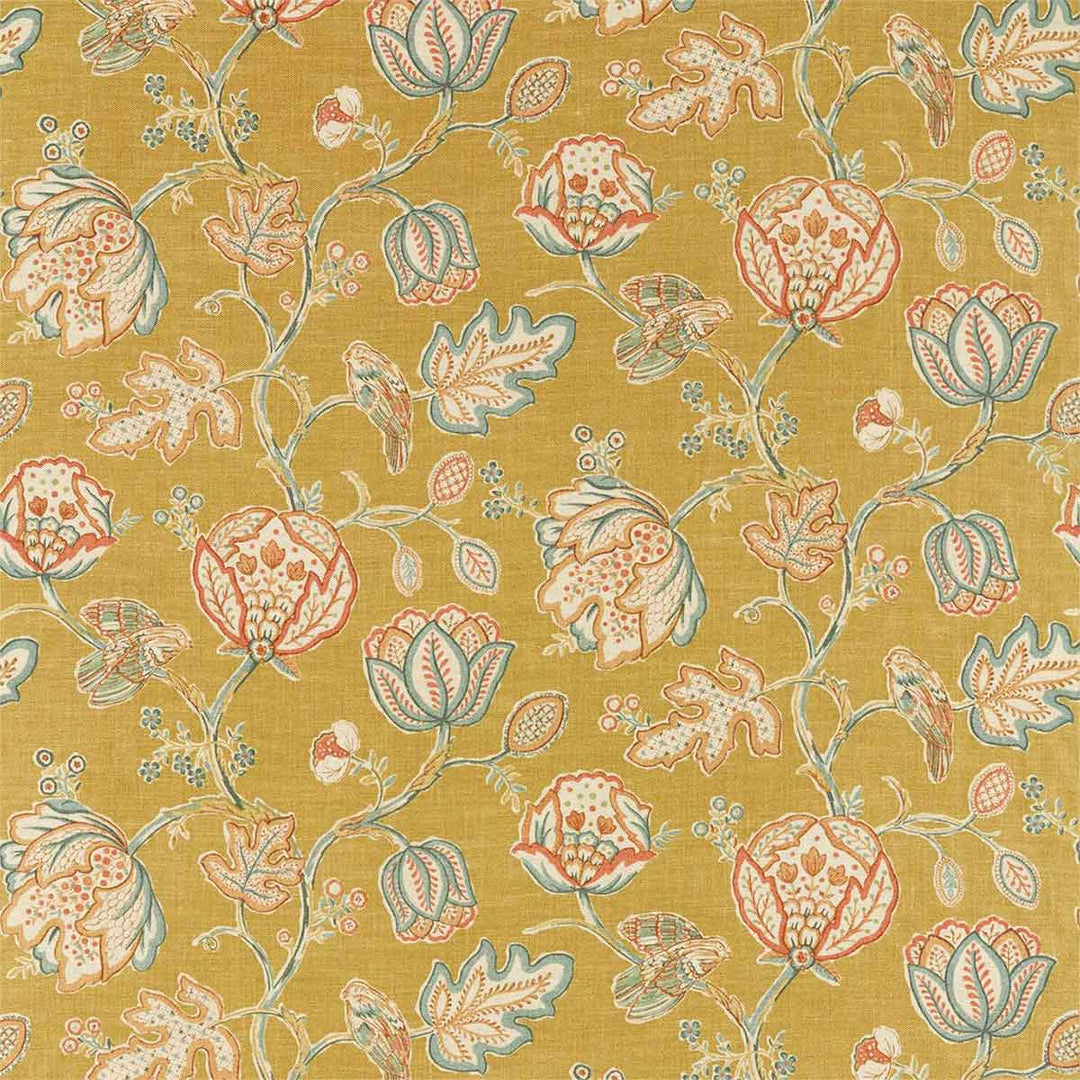 Theodosia Saffron Fabric by Morris & Co - 226595 | Modern 2 Interiors