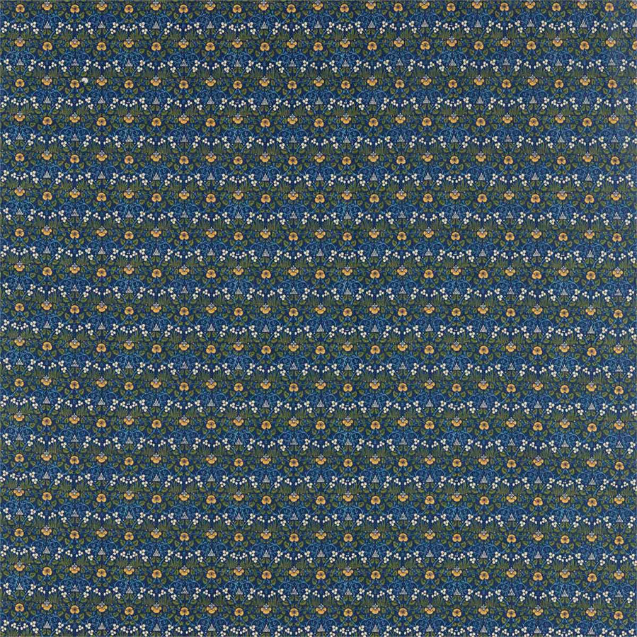 Eye Bright Indigo Fabric by Morris & Co - 226597 | Modern 2 Interiors