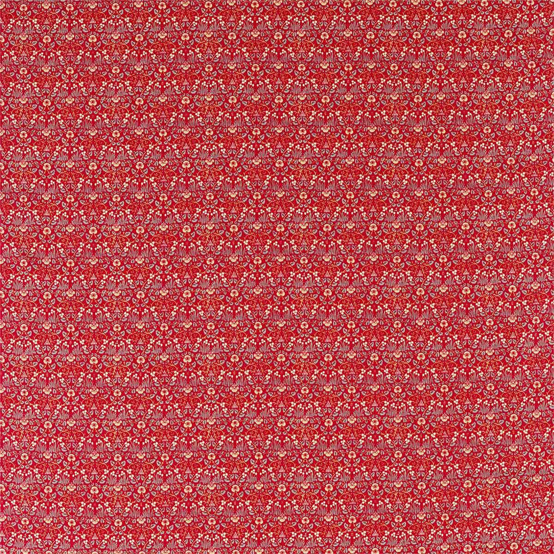 Eye Bright Red Fabric by Morris & Co - 226599 | Modern 2 Interiors