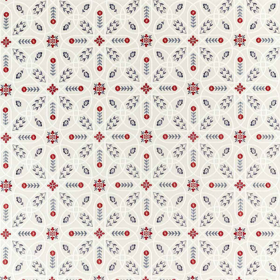 Brophy Embroidery Indigo Fabric by Morris & Co - 236815 | Modern 2 Interiors