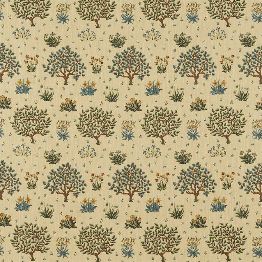 Orchard Olive & Gold Fabric by Morris & Co - 220305 | Modern 2 Interiors