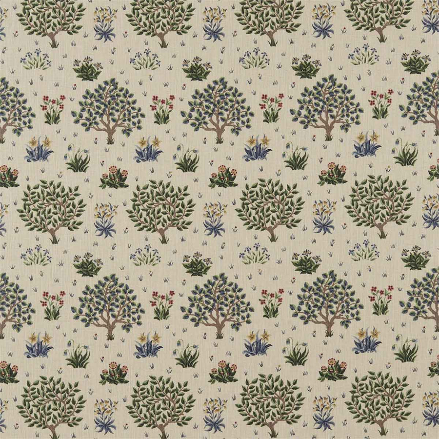 Orchard Forest & Indigo Fabric by Morris & Co - 220306 | Modern 2 Interiors