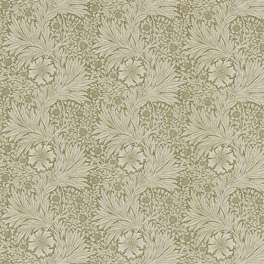 Marigold Olive & Linden Fabric by Morris & Co - 220318 | Modern 2 Interiors