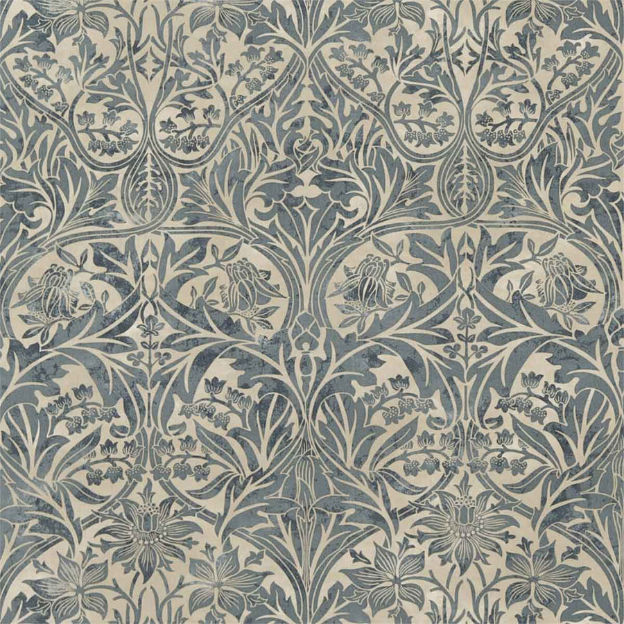 Bluebell Seagreen & Vellum Fabric by Morris & Co - 220329 | Modern 2 Interiors