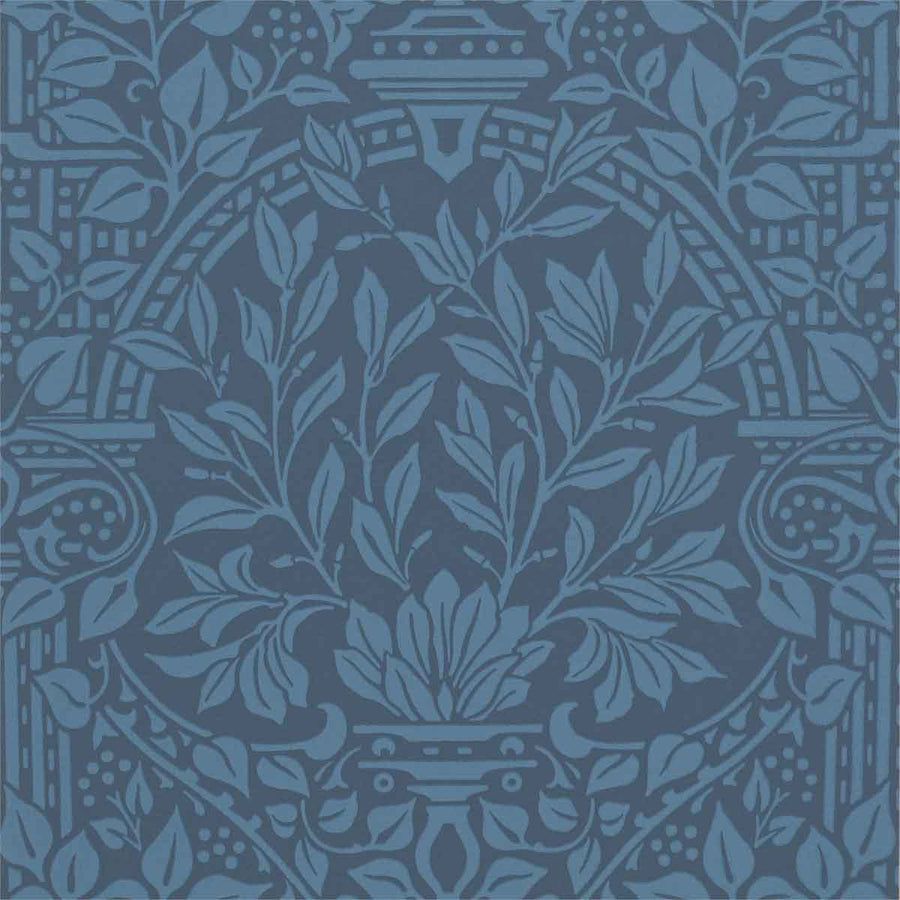 Morris And Co Garden Craft Wallpaper - Ink - 210357 | Modern 2 Interiors