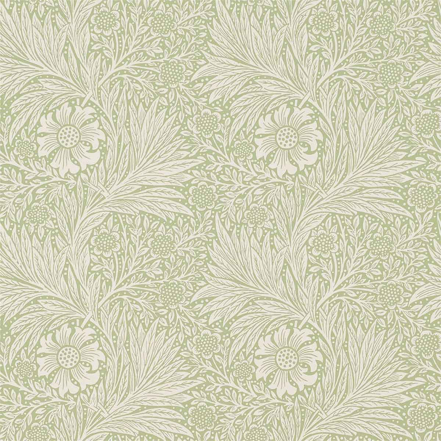 Morris And Co Marigold Wallpaper - Artichoke - 210369 | Modern 2 Interiors