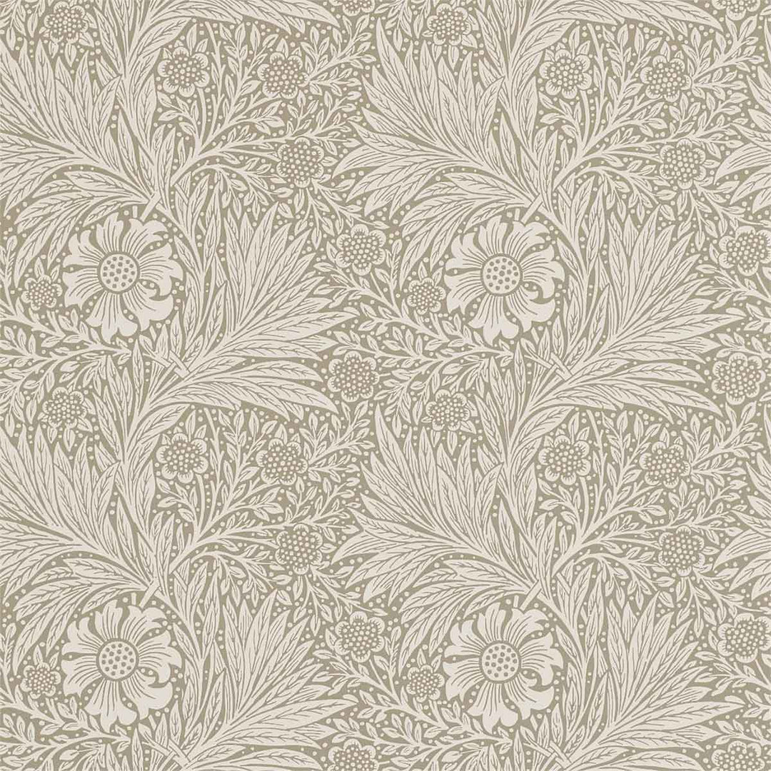 Morris And Co Marigold Wallpaper - Linen - 210371 | Modern 2 Interiors