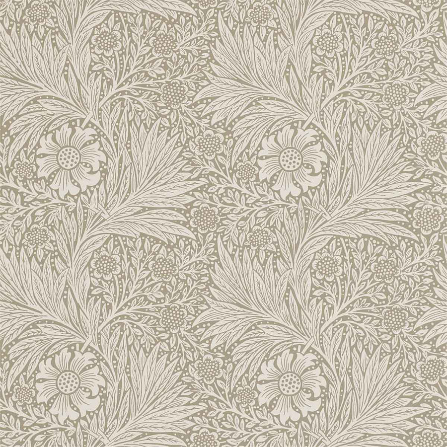 Morris And Co Marigold Wallpaper - Linen - 210371 | Modern 2 Interiors