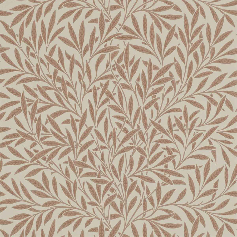 Morris And Co Wilow Wallpaper - Russet - 210381 | Modern 2 Interiors