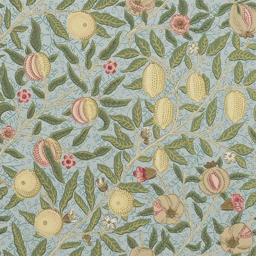 Morris And Co Fruit Wallpaper - Slate & Thyme - 210396 | Modern 2 Interiors