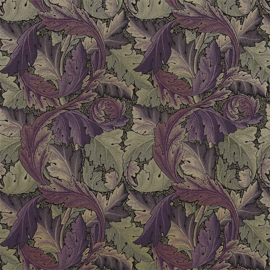 Acanthus Tapestry Grape & Heather Fabric by Morris & Co - 230271 | Modern 2 Interiors
