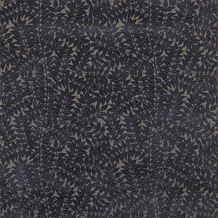 Branch Indigo & Vellum Fabric by Morris & Co - 230279 | Modern 2 Interiors