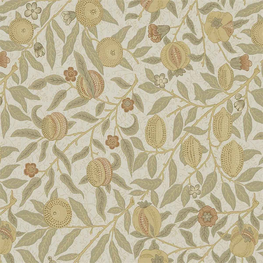 Fruit Parchment & Bayleaf Fabric by Morris & Co - 230285 | Modern 2 Interiors