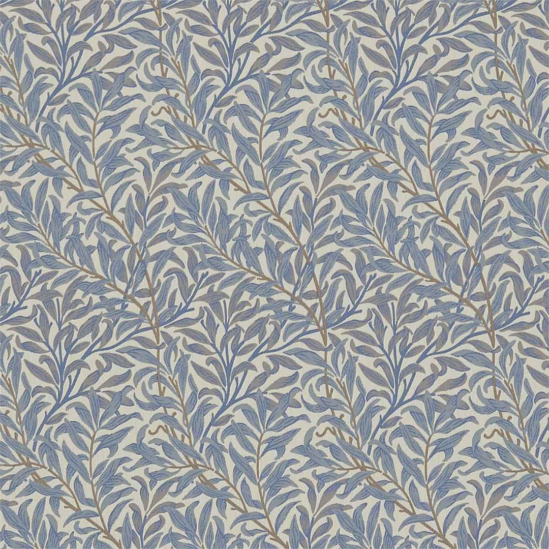 Willow Bough Mineral & Woad Fabric by Morris & Co - 230291 | Modern 2 Interiors