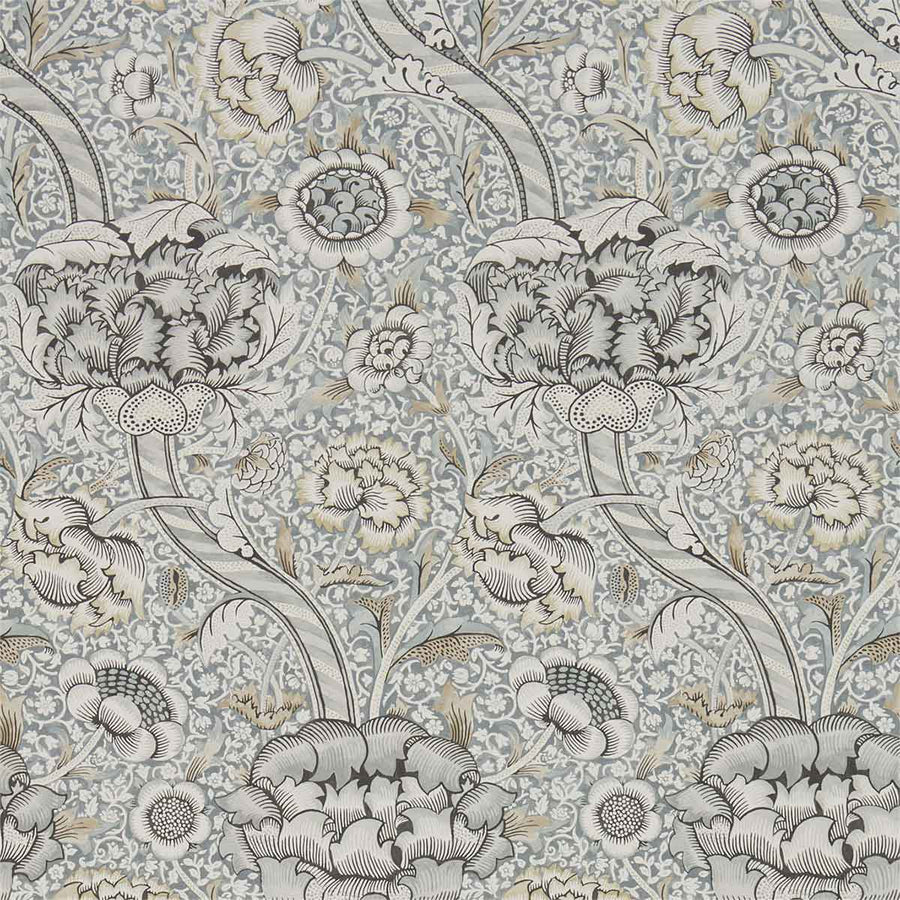 Morris And Co Wandle Wallpaper - Grey & Stone - 216423 | Modern 2 Interiors