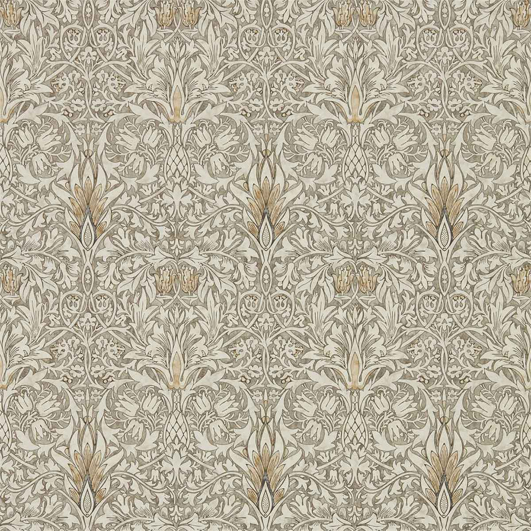 Morris And Co Snakeshead Wallpaper - Stone & Cream - 216430 | Modern 2 Interiors