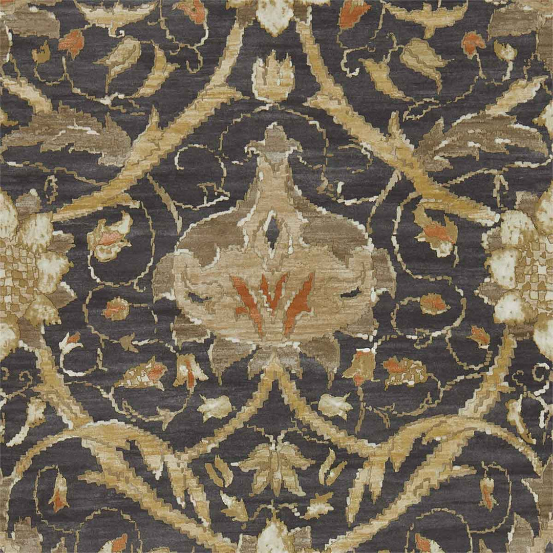 Morris And Co Montreal Wallpaper - Charcoal & Bronze - 216431 | Modern 2 Interiors