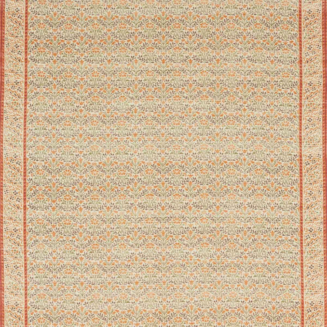 Morris Bellflowers Saffron & Olive Fabric by Morris & Co - 226402 | Modern 2 Interiors