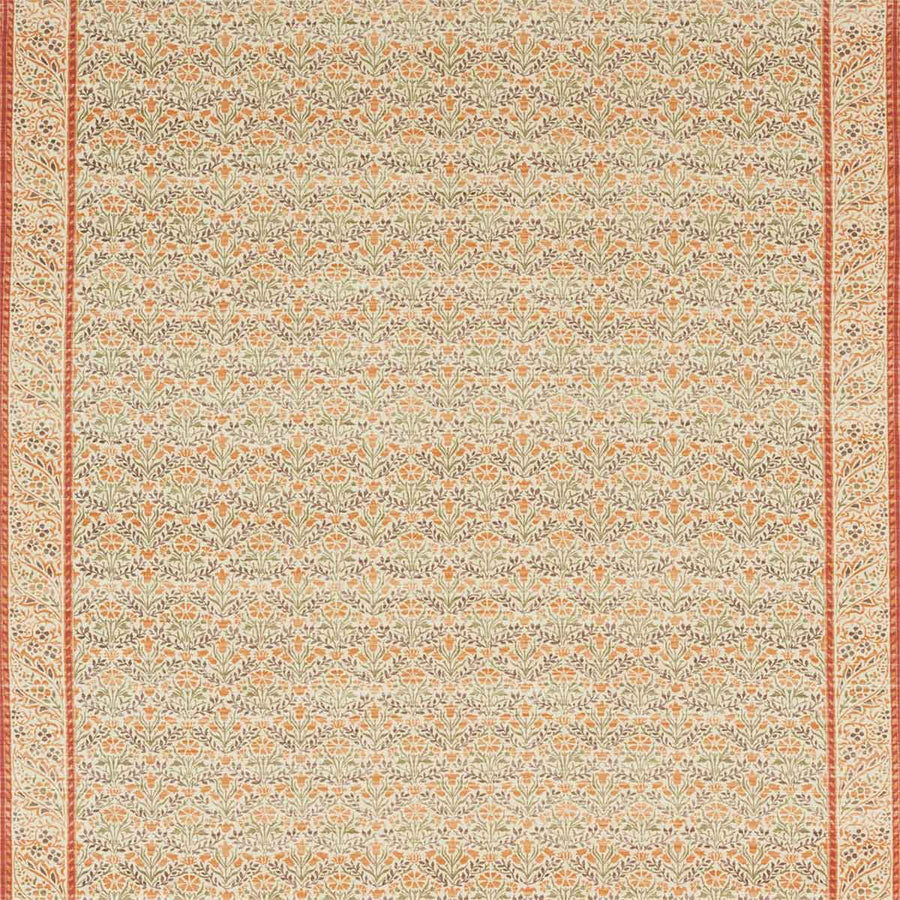 Morris Bellflowers Saffron & Olive Fabric by Morris & Co - 226402 | Modern 2 Interiors
