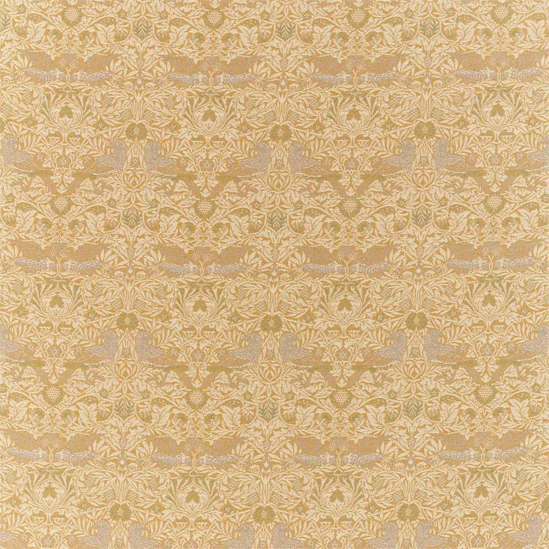 Bird Weave Ochre Fabric by Morris & Co - 236848 | Modern 2 Interiors