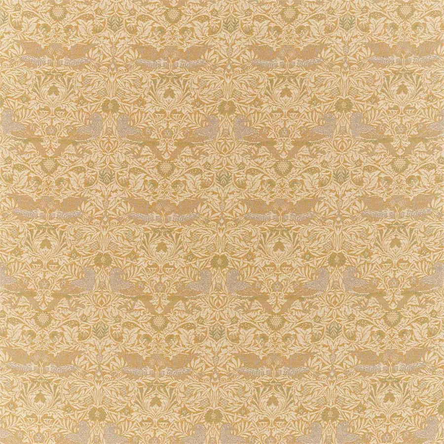 Bird Weave Ochre Fabric by Morris & Co - 236848 | Modern 2 Interiors