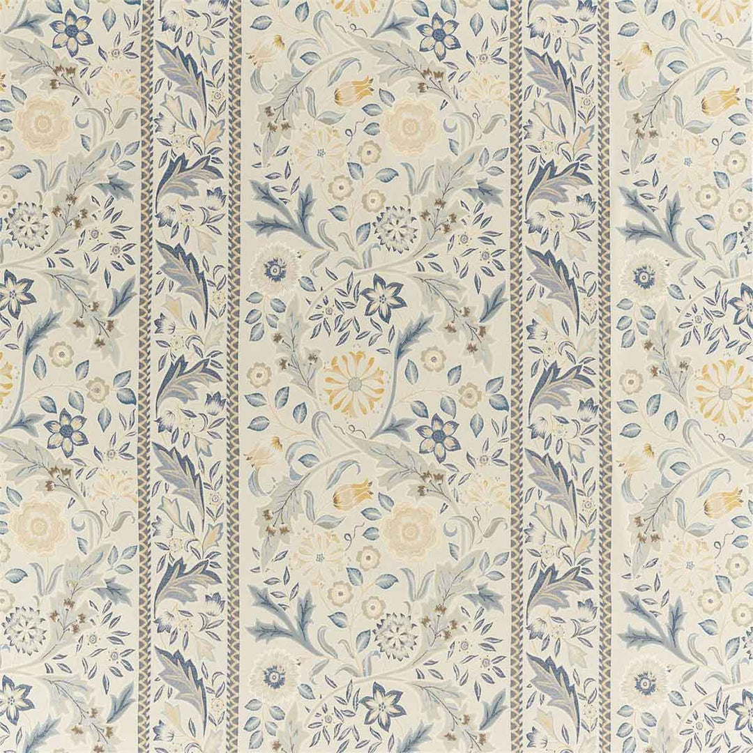 Wilhelmina Weave Indigo Fabric by Morris & Co - 236850 | Modern 2 Interiors