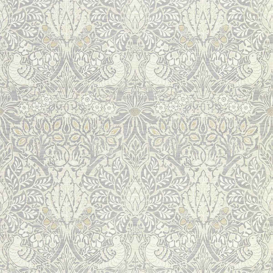 Morris And Co Pure Dove & Rose Wallpaper - Cloud Grey - 216520 | Modern 2 Interiors