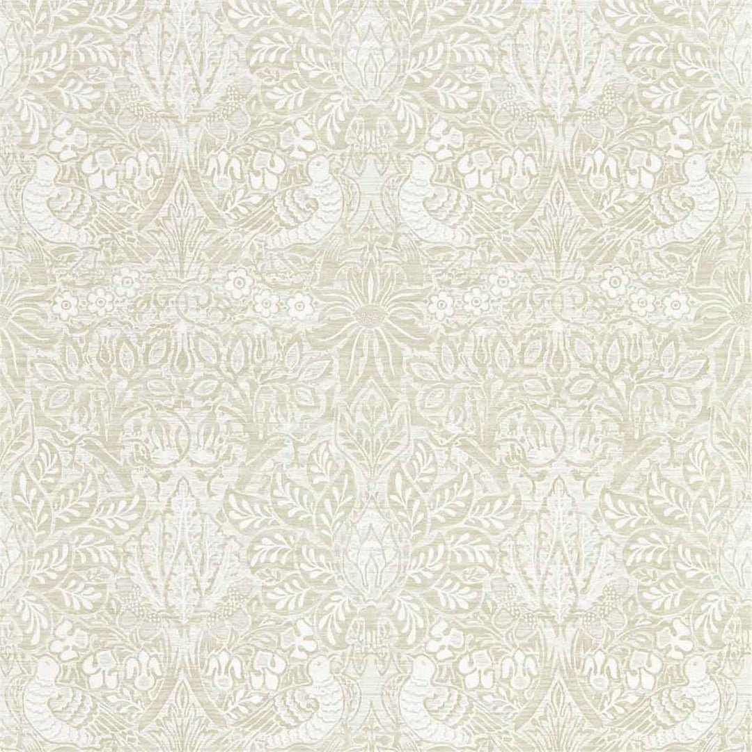 Morris And Co Pure Dove & Rose Wallpaper - White Clover - 216521 | Modern 2 Interiors