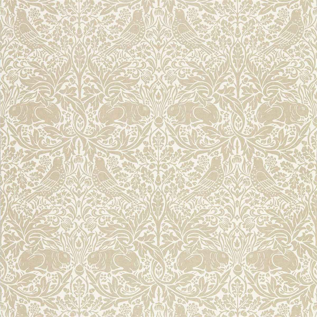 Morris And Co Pure Brer Rabbit Wallpaper - Linen - 216531 | Modern 2 Interiors