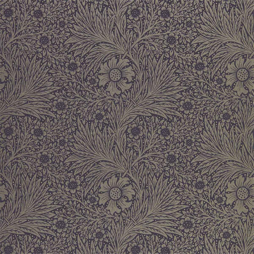 Morris And Co Pure Marigold Wallpaper - Black ink - 216535 | Modern 2 Interiors