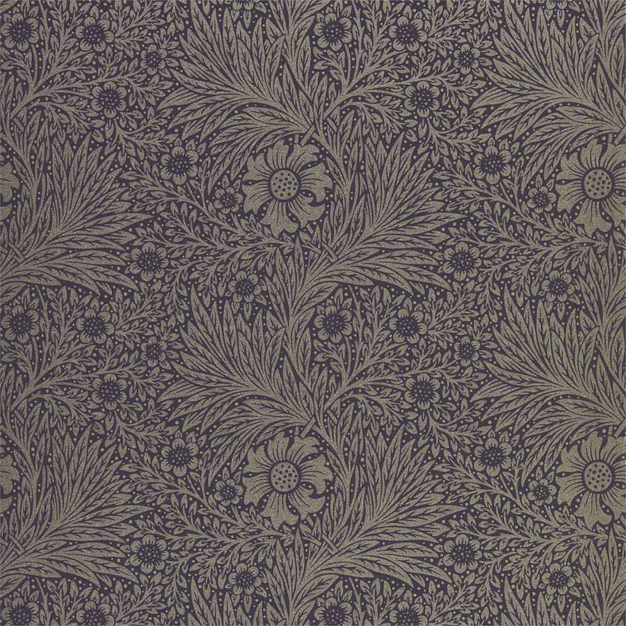 Morris And Co Pure Marigold Wallpaper - Black ink - 216535 | Modern 2 Interiors