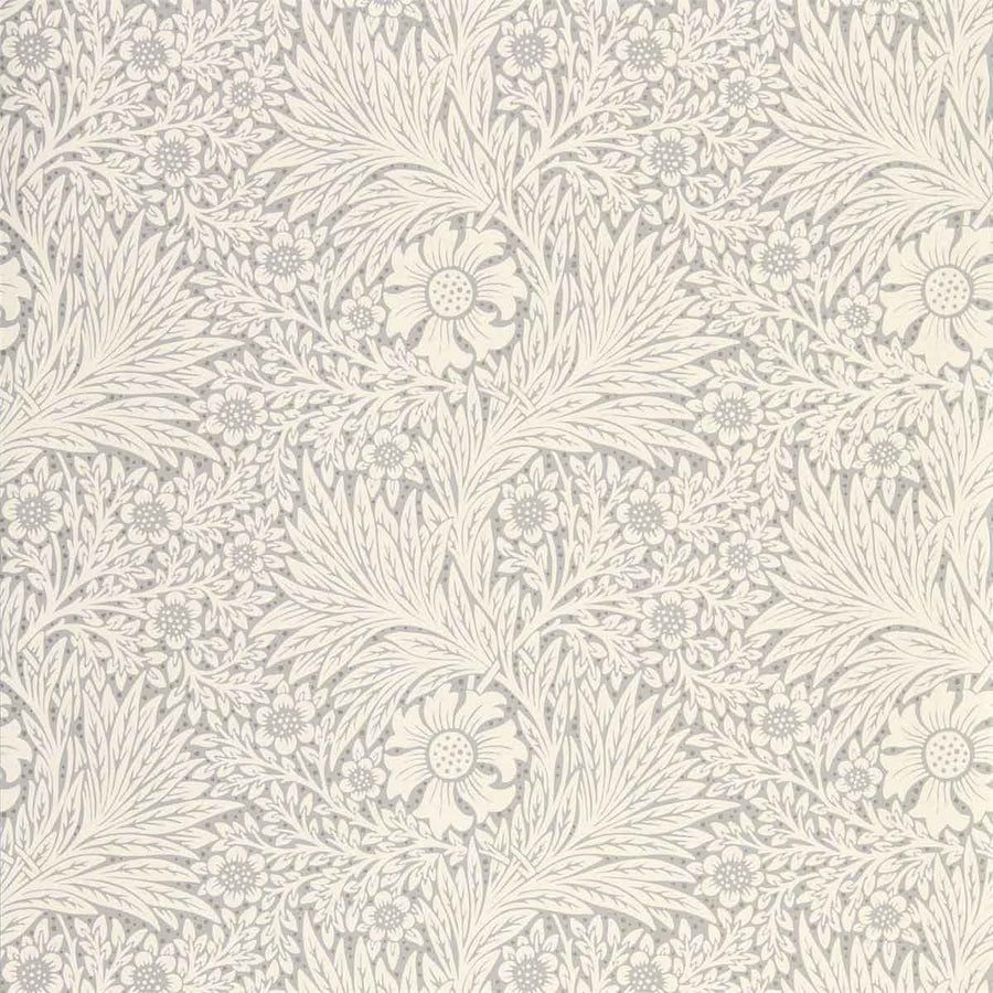 Morris And Co Pure Marigold Wallpaper - Cloud Grey - 216536 | Modern 2 Interiors
