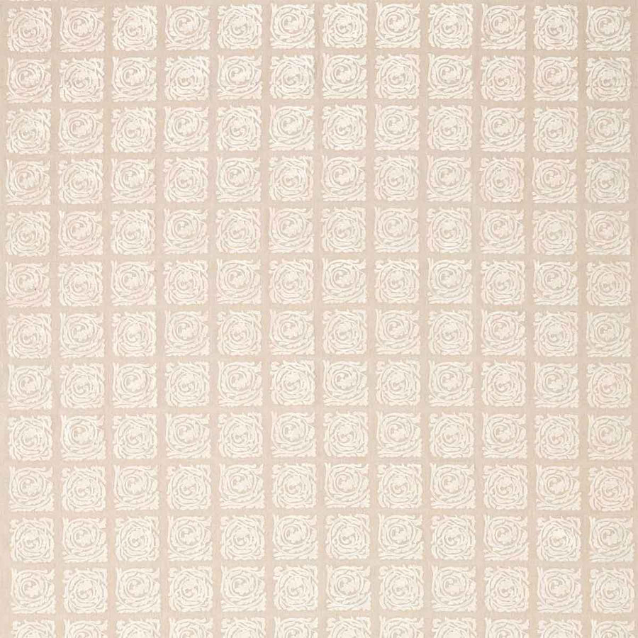 Pure Scroll Embroidery Flax Fabric by Morris & Co - 236613 | Modern 2 Interiors